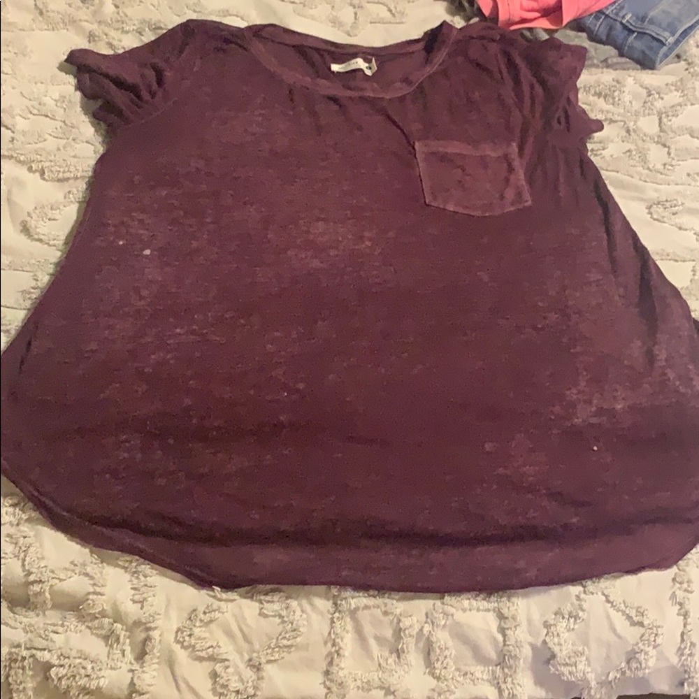 3/$25 Holister distressed T-shirt